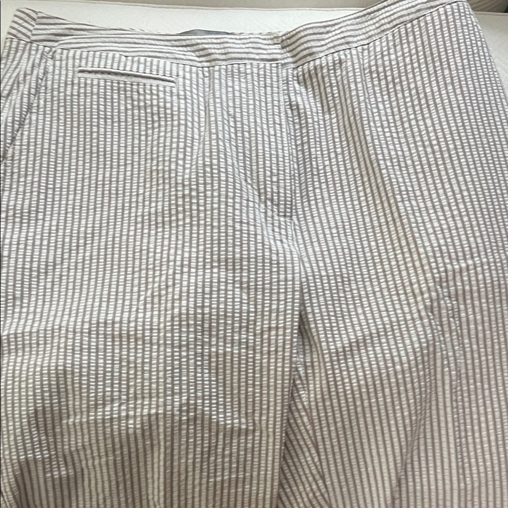 Liz Claiborne Gray Striped Women Shorts